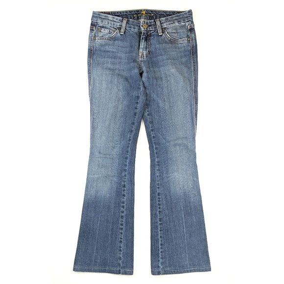 7 For All Mankind A-Pocket Bootcut Jeans 26 - Picture 6 of 8